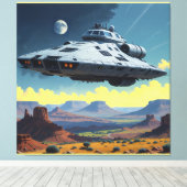 Mothership Acrylic Wall Art キャンバスプリント (インサイチュ (ウッドフロア))