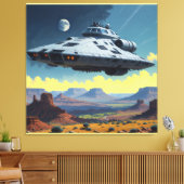 Mothership Acrylic Wall Art キャンバスプリント (インサイチュ (リビング))