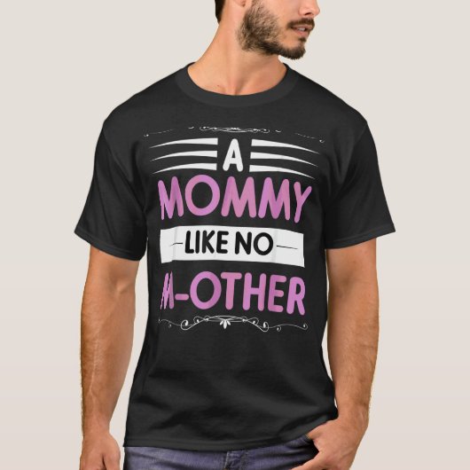 Mothing日曜日の母の日の最後のプンママのようにNo Moth Tシャツ (正面)