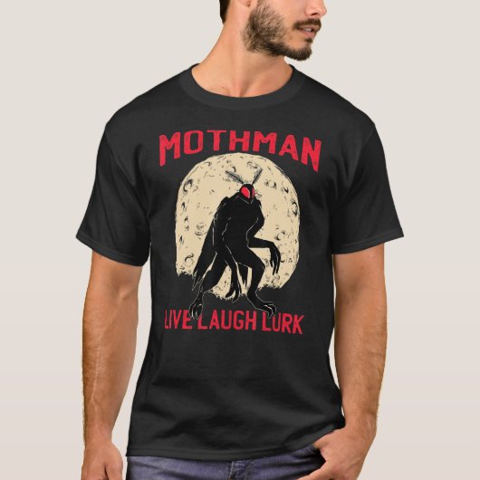 Mothmanオカルト民俗暗号クリプトー動物 Tシャツ (正面)