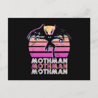 Mothmanレトロ80sをテーマにしたギフト ポストカード
