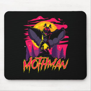 Mothman映画おもしろいクリプティドハロウィーン神話モンスターC マウスパッド