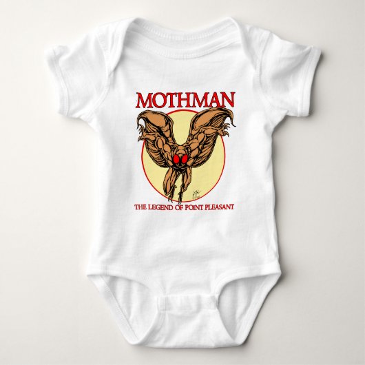 Mothman ベビーボディスーツ (正面)