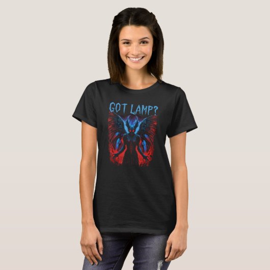 Mothman 得 Lamp, Cryptid Vocal Cryptozology M Tシャツ (正面フル)