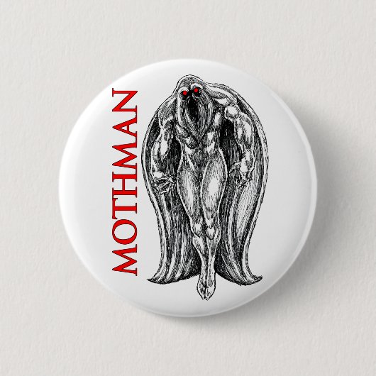Mothman 缶バッジ (正面)