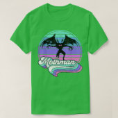 Mothman 80s Retro Cryptid cryptozoology  Tシャツ (デザイン正面)