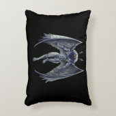 Mothman Cryptid生物 アクセントクッション (正面(垂直))