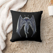 Mothman Cryptid生物 クッション (ブランケット)
