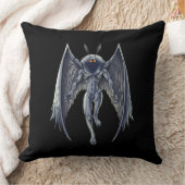 Mothman Cryptid生物 クッション (ブランケット)