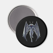 Mothman Cryptid生物 マグネット (正面/裏面)