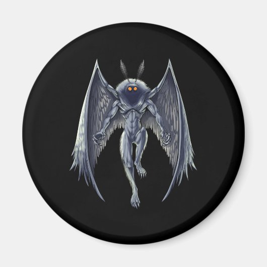 Mothman Cryptid生物 マグネット (正面)