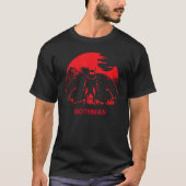 Mothman Cryptid生物 Tシャツ (正面)