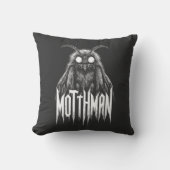 Mothman Cryptid Horror Gothic Paranormal Creature クッション (正面)