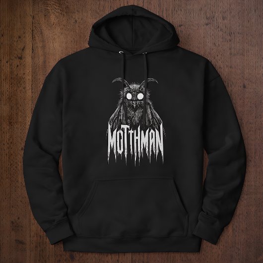Mothman Cryptid Horror Gothic Paranormal Creature  パーカ