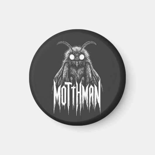 Mothman Cryptid Horror Gothic Paranormal Creature  マグネット (正面)