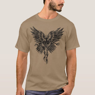 Mothman Cryptid Ringer Tシャツ