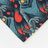 Mothman - Cryptid West Virginia Cryptozology フリースブランケット (角)