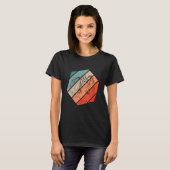 Mothman Cryptozoology Hexaレトロ民俗暗号 Tシャツ (正面フル)