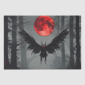 Mothman Decopage Cryptid Decopage 薄葉紙 (正面)