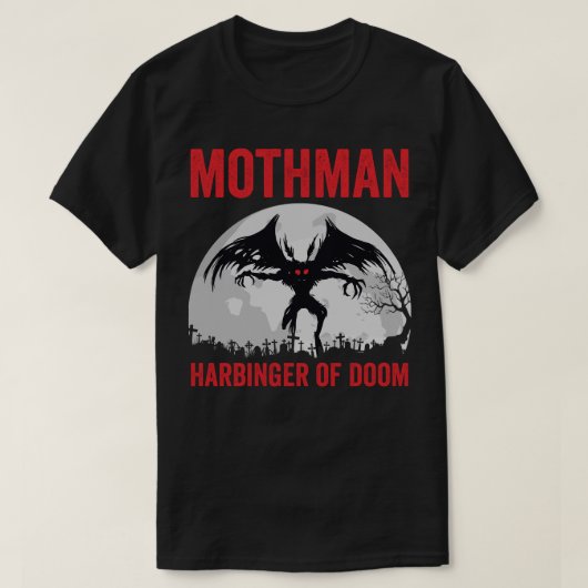 Mothman Harbinger Of Doom Tシャツ (デザイン正面)