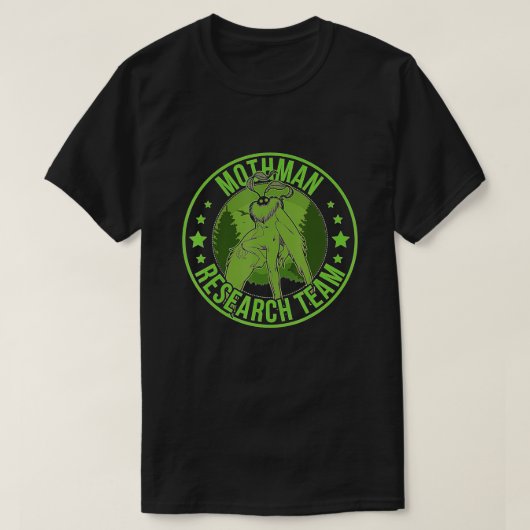 Mothman Hide & Seek研究チームChampion Cryptid Tシャツ (デザイン正面)