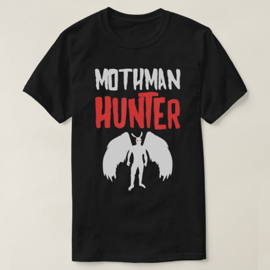 Mothman Hunter Folklore Cryptid Mothman Tシャツ (デザイン正面)