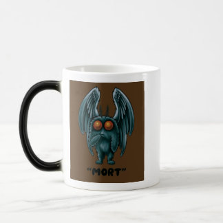 Mothman "Mort"暗号質コーヒーマグ モーフィングマグカップ