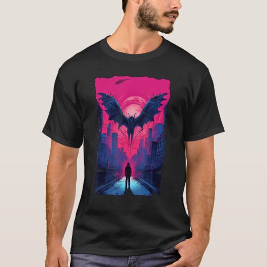 Mothman  Point Pleasant  Mystic Men Women Cryptid_ Tシャツ (正面)