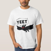 Mothman Says 'Yeet' Funny Cute Cryptid Tシャツ (正面)
