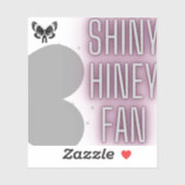 Mothman Shiny Hiney Fan Sticker シール (シート)