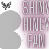 Mothman Shiny Hiney Fan Sticker シール (正面)