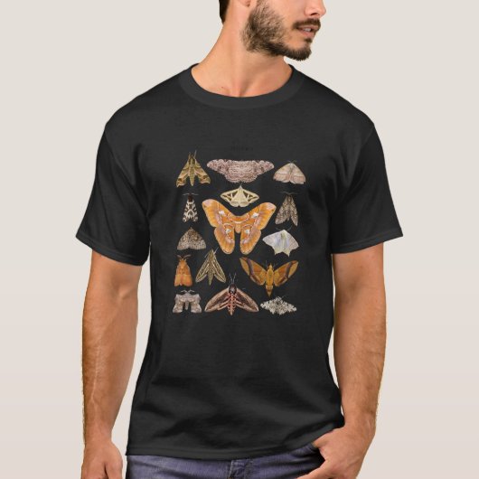 Mothsコレクション教育動物自然受信 Tシャツ (正面)