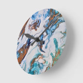 Motif abstrait. ラウンド壁時計 (傾斜)