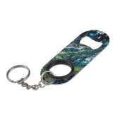 Motif abstrait contemporain. キーホルダー栓抜き (正面アングル)