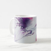 Motif abstrait rose. コーヒーマグカップ (正面左)