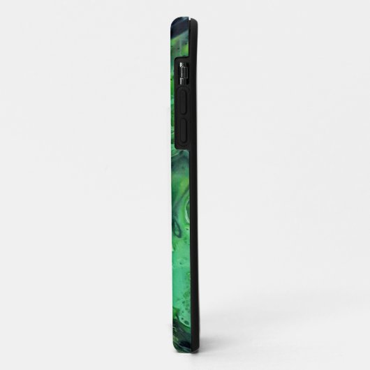 Motif abstrait vert. Case-Mate iPhoneケース (裏面/左)