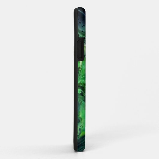 Motif abstrait vert. Case-Mate iPhoneケース (裏面/右)