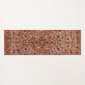 motif antique oriental marron  ヨガマット (裏面(横))