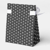 Motif Asanoha Noir et blanc フェイバーボックス (裏面サイド)