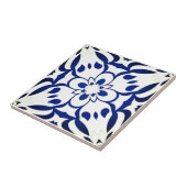 Motif bleu sur fond blanc タイル (側面)