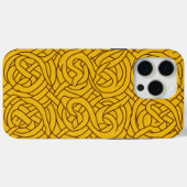🌟 Motif Celtique Jaune en Entrelacs ✨ Case-Mate iPhoneケース (裏面 (横))