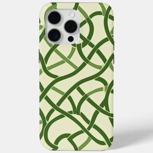 ☘️ Motif Celtique Vert en Entrelacs 🍀 Case-Mate iPhoneケース (裏面)