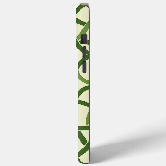 ☘️ Motif Celtique Vert en Entrelacs 🍀 Case-Mate iPhoneケース (裏面 / 左)