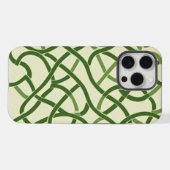 ☘️ Motif Celtique Vert en Entrelacs 🍀 iPhoneケース (裏面横)