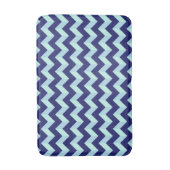 Motif Chevron Bleu バスマット (正面縦)
