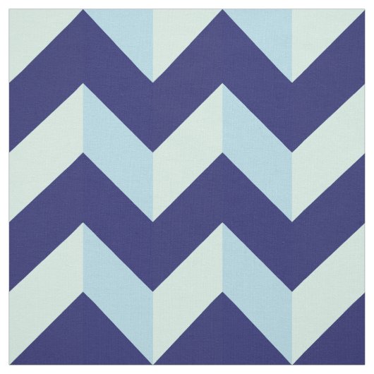 Motif Chevron Bleu ファブリック (見本)