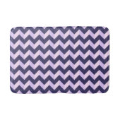 Motif Chevron Violet バスマット (正面)