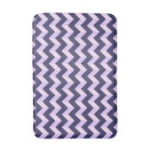 Motif Chevron Violet バスマット (正面縦)