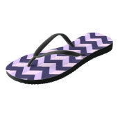 Motif Chevron Violet ビーチサンダル (アングル)