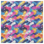 motif coups de pinceaux ファブリック (見本)